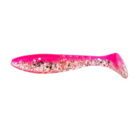 Виброхвост Slash 2,64"/6,7 см Silver Sparkles & Pink 10шт. (HS-19-035) Helios