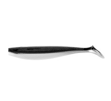 Виброхвост Trofey 5.5"/14см Black & Pearl 4шт. (HS-25-028) Helios