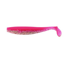 Виброхвост Trofey 5.5"/14см Silver Sparkles & Pink 4шт. (HS-25-035) Helios