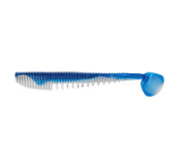 Виброхвост Varuna 4,33"/11см Blue Sparkles & White 7шт. (HS-35-026) Helios