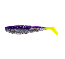 Виброхвост Zander 4"/10,2см Silver Sparkles & Fio LT 5шт. (HS-36-037) Helios