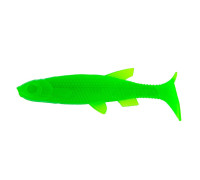 Виброхвост несъедоб. Nelma 3.15"/8 см Electric green 100шт. (HS-26-007-N) Helios