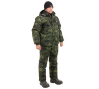 Костюм охотника зимний Салаир Комфорт, цв.зеленый пиксель р.48-50/170-176 Helios