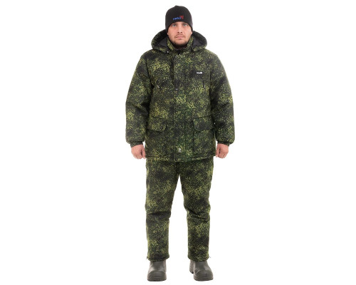 Костюм охотника зимний Сентелек Комфорт, цв.зеленый пиксель р.48-50/170-176 Helios МП Костюм охотника зимний Сентелек Комфорт, цв.зеленый пиксель р.48-50/170-176 Helios МП