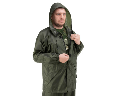 Костюм ветровлагозащитный Походный, цв.зеленый PU 5000 р.56 (T-KS-VVZ-3XL-PU5-002) Helios Костюм ветровлагозащитный Походный, цв.зеленый PU 5000 р.56 (T-KS-VVZ-3XL-PU5-002) Helios