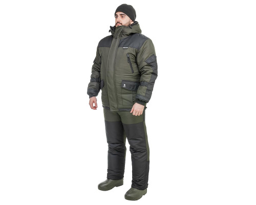 Костюм зимний Coldfront полукомбинезон, черная олива р.46/176 Nisus Костюм зимний Coldfront полукомбинезон, черная олива р.46/176 Nisus