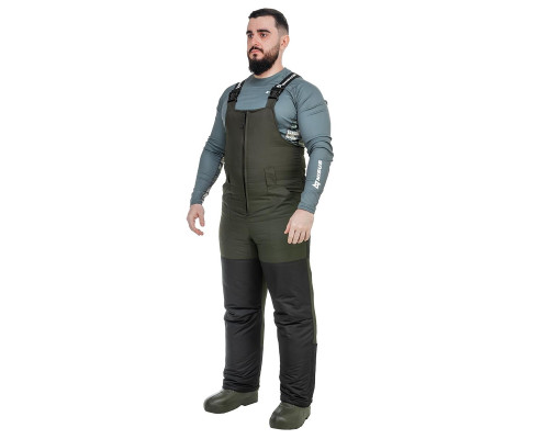 Костюм зимний Coldfront полукомбинезон, черная олива р.46/176 Nisus Костюм зимний Coldfront полукомбинезон, черная олива р.46/176 Nisus