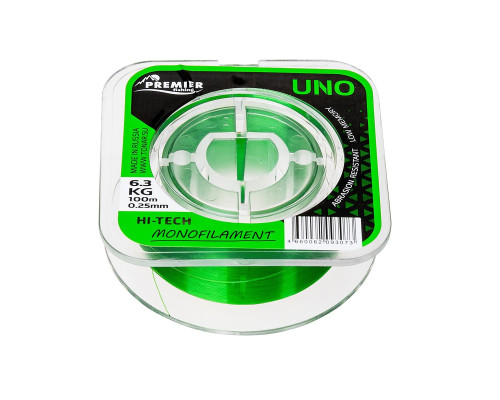 Леска UNO 0,25mm/100m Green Nylon (PR-U-G-025-100) Premier Fishing