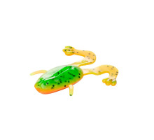 Лягушка Crazy Frog 2,36"/6,0 см Pepper Green & Orange 10шт. (HS-22-018) Helios