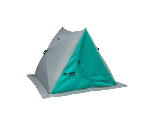 Палатка зимняя двускатная DELTA Комфорт biruza/gray (N-ISDC-BG) NISUS