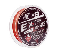 Шнур Extrasense X3 PE Red 92m 1.0/15LB 0.17mm (HS-ES-X3-1/15LB) Helios