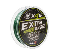 Шнур Extrasense X4S PE Green 92m 6/84LB 0.43mm (HS-ES-X4S-6/84LB) Helios