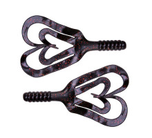 Твистер Credo Four Tail 3,35"/8,5 см Dark Star 10шт. (HS-20-047) Helios