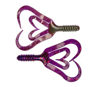 Твистер Credo Four Tail 3,35"/8,5 см Fio & Lime 10шт. (HS-20-014) Helios