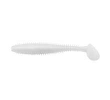 Виброхвост Shaggy 5,12"/13 см White 5шт. (HS-18-001) Helios