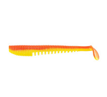Виброхвост Varuna 4,33"/11см Orange & Yellow 7шт. (HS-35-015) Helios