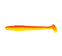 Виброхвост несъедоб. Minoga 3,75"/9.5 см Orange & Yellow 100шт. (HS-17-015-N) Helios