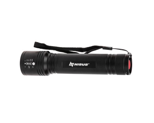 Фонарь ручной металлический 1200 LM, IPX4 (AN-FR-1055) NISUS Фонарь ручной металлический 1200 LM, IPX4 (AN-FR-1055) NISUS