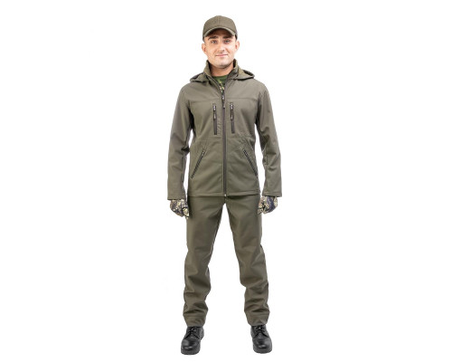 Костюм демисезонный КУМИР PRO, soft shell, цв.хаки, р.60-62/182-188 Helios Костюм демисезонный КУМИР PRO, soft shell, цв.хаки, р.60-62/182-188 Helios