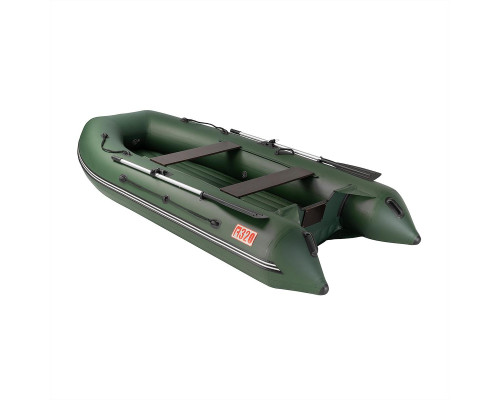 Лодка Алтай А320 зеленый, надувное дно Тонар