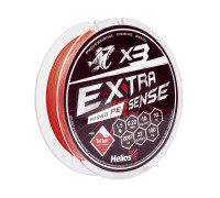 Шнур Extrasense X3 PE Red 92m 1.5/22LB 0.22mm (HS-ES-X3-1.5/22LB) Helios