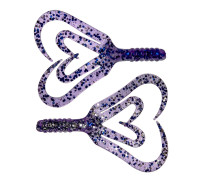 Твистер Credo Four Tail 3,35"/8,5 см Silver Sparkles & Fio 10шт. (HS-20-036) Helios