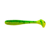 Виброхвост Catcher 3,55"/9 см Green Lime 5шт. (HS-2-010) Helios