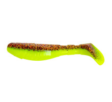 Виброхвост Chubby 3,55"/9 см Golden Lime 5шт. (HS-4-048) Helios