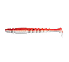 Виброхвост Minoga 3,75"/9.5 см Red & White 5шт. (HS-17-003) Helios