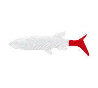 Виброхвост Nelma 3.15"/8 см White RT 6шт. (HS-26/1-003) Helios