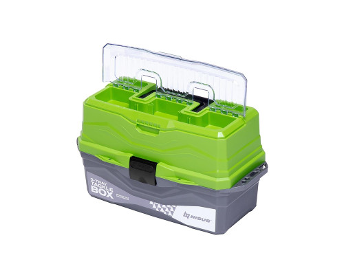 Ящик для снастей Tackle Box трехполочный зеленый (N-TB-3-G) NISUS