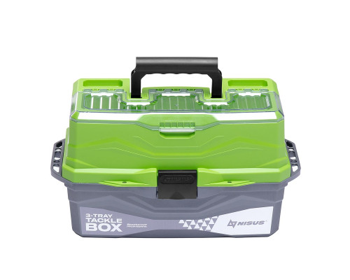 Ящик для снастей Tackle Box трехполочный зеленый (N-TB-3-G) NISUS