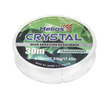 Леска CRYSTAL Nylon Transparent 0,30mm/30 (HS-CT 0,30/30) Helios