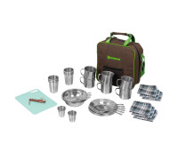 Набор для пикника Picnic на 6 персон коричневый (N-PCB-6) Nisus