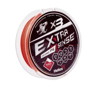 Шнур Extrasense X3 PE Red 92m 2.5/35LB 0.26mm (HS-ES-X3-2.5/35LB) Helios