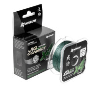 Шнур JIG CONNECT X4 PE Dark Green 150m #3.0, 0.28mm 15.4кг/36.1LB (T-N-JC-X4-0.28-150-DG) NISUS