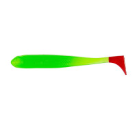 Виброхвост Jumbo 4,95"/12.5 см Lime & Red 5шт. (HS-7-021) Helios